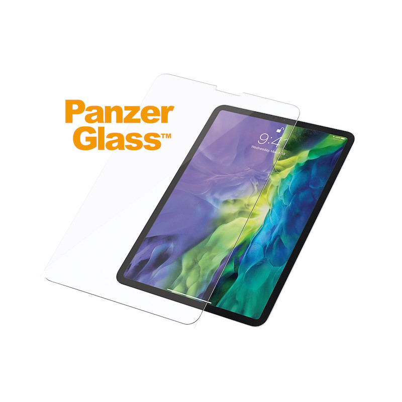 PANZERGLASS Ochranné sklo 2.5D FULL-COVER 0.4mm pro iPad Air 10,9" (2020/22)/Pro 11" (2018/20/21), AntiBacterial