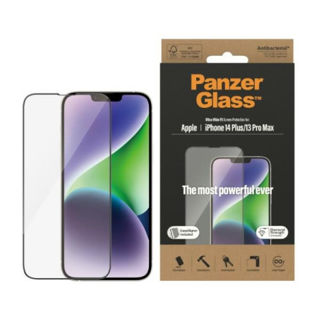 PANZERGLASS Ochranné sklo 2.5D FULL-COVER 0.4mm pro iPhone 13 Pro Max/14 Plus, montážní rámeček