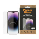 PANZERGLASS Ochranné sklo 2.5D STANDARD 0.4mm pro iPhone 14 Pro Max, AntiBacterial, čiré