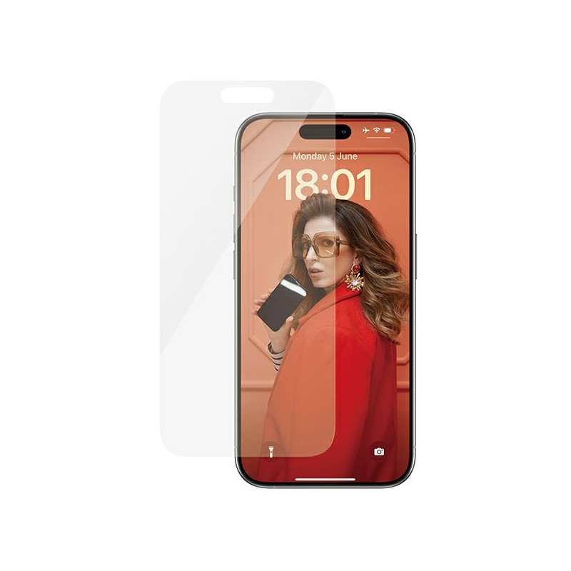 PANZERGLASS Ochranné sklo 2.5D STANDARD 0.4mm pro iPhone 15 Pro, Classic Fit, čiré