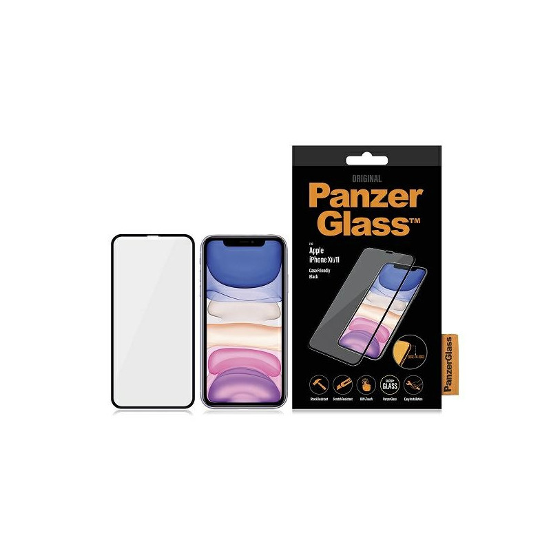 PANZERGLASS Ochranné sklo 3D FULL-COVER 0.4mm pro iPhone XR/11