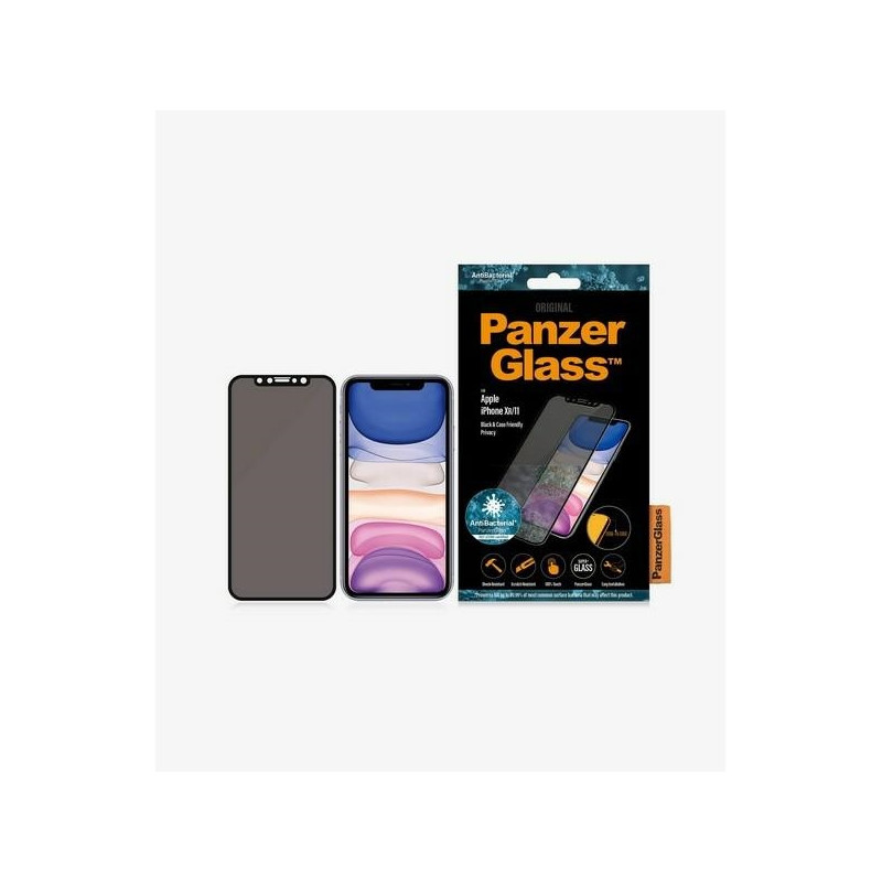 PANZERGLASS Ochranné sklo 3D FULL-COVER 0.4mm pro iPhone XR/11, Privacy