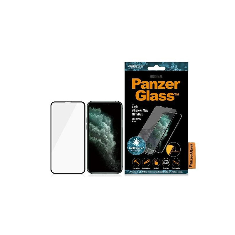 PANZERGLASS Ochranné sklo 3D FULL-COVER 0.4mm pro iPhone XS Max/11 Pro Max