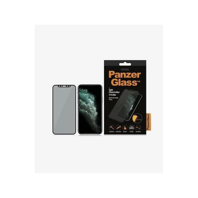 PANZERGLASS Ochranné sklo 3D FULL-COVER 0.4mm pro iPhone XS Max/11 Pro Max, Privacy