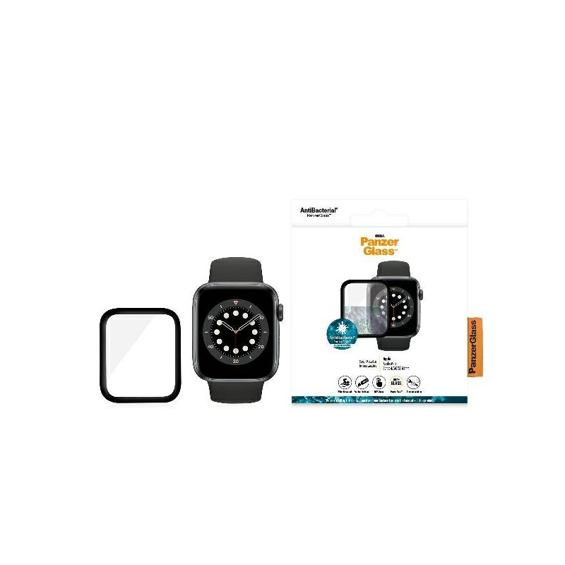 PANZERGLASS Ochranné sklo 3D FULL-COVER 0.4mm pro Watch 4/5/6/SE 44 mm, AntiBacterial