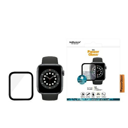 PANZERGLASS Ochranné sklo 3D FULL-COVER 0.4mm pro Watch 4/5/6/SE 44 mm, AntiBacterial