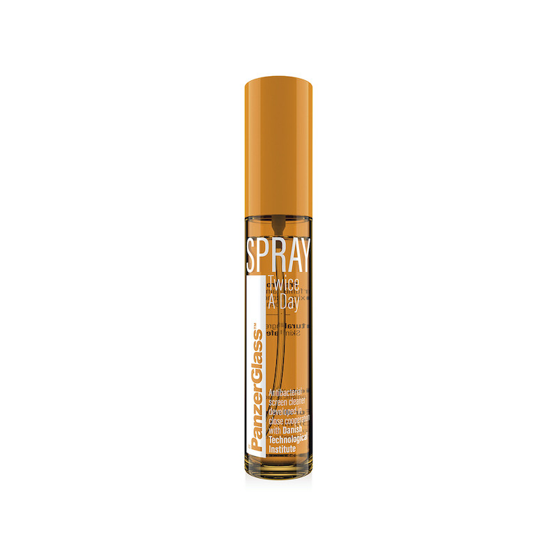 PANZERGLASS Spray Twice a Day - leštící a desinfekční antibakteriální sprej, 100 ml