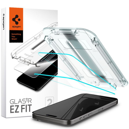 Ochranné sklo Spigen GLAS.tR EZ FIT iPhone 15 Pro