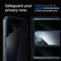 Ochranné sklo Spigen GLAS.TR ”EZ FIT” pro iPhone 15 Plus / 16 Plus - privacy