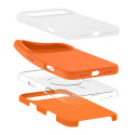 Kryt Spigen SILICONE FIT MAG MAGSAFE pro iPhone 17 Pro - cosmic orange