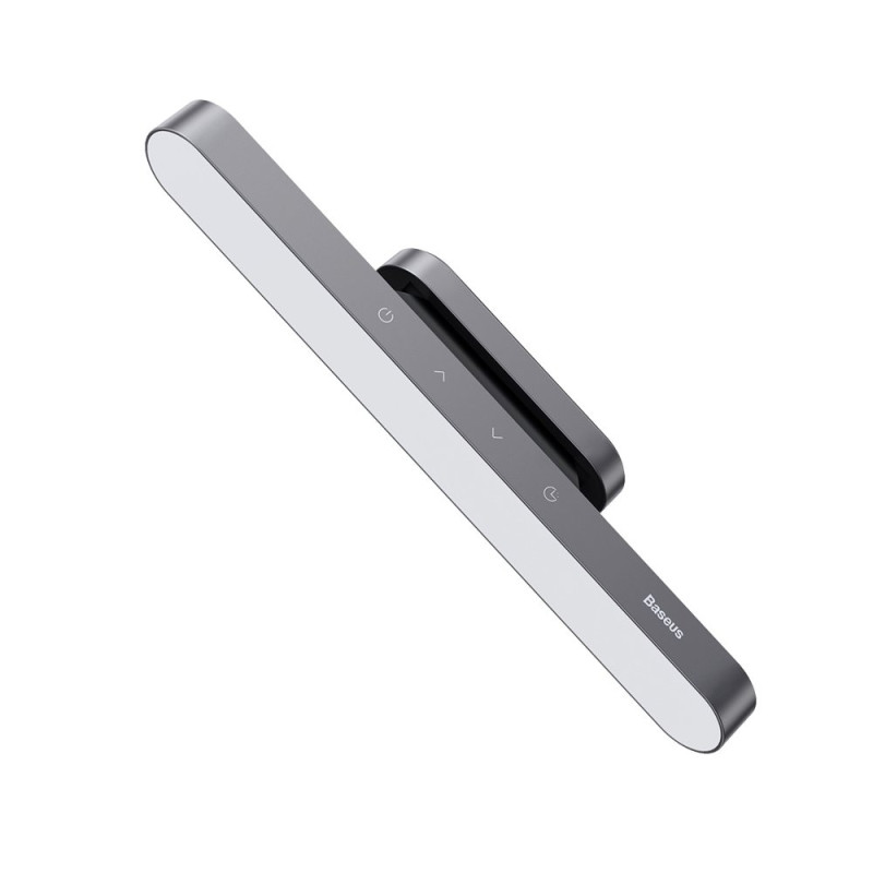 BASEUS DGXC-C0G Magnetická LED lampa s dotykovým ovládáním a USB-C nabíjením, šedá