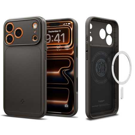 Kryt Spigen Thin Fit MagSafe iPhone 17 Pro šedá