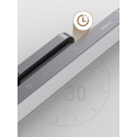 BASEUS DGXC-C0G Magnetická LED lampa s dotykovým ovládáním a USB-C nabíjením, šedá