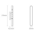 BASEUS DGXC-C0G Magnetická LED lampa s dotykovým ovládáním a USB-C nabíjením, šedá