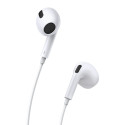 BASEUS Encok C17 (NGCR010002) Prémiová USB-C sluchátka s mikrofonem, délka 1,1m, bílá