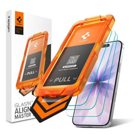 Ochranné sklo Spigen GLAS.tR AlignMaster Slim 3-Pack pro iPhone 17