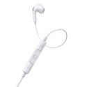 BASEUS Encok C17 (NGCR010002) Prémiová USB-C sluchátka s mikrofonem, délka 1,1m, bílá