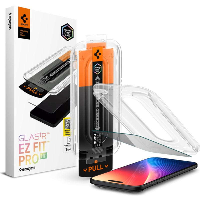 Ochranné sklo Spigen GLAS.TR EZ FIT Privacy Glass pro iPhone 17 Air - privacy