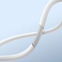 BASEUS Encok C17 (NGCR010002) Prémiová USB-C sluchátka s mikrofonem, délka 1,1m, bílá