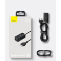 Baseus GaN3 Pro rychlá univerzální nabíječka GaN 2 x USB typu C / 2x USB 100W PD3.0, QC4.0+, AFC černá (CCGP000101)