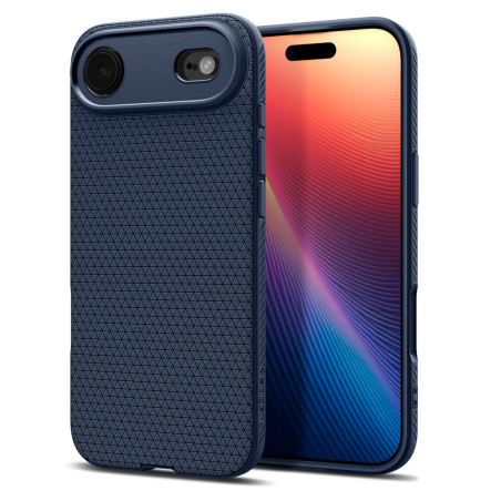 Kryt Spigen LIQUID AIR pro iPhone 17 - modrá