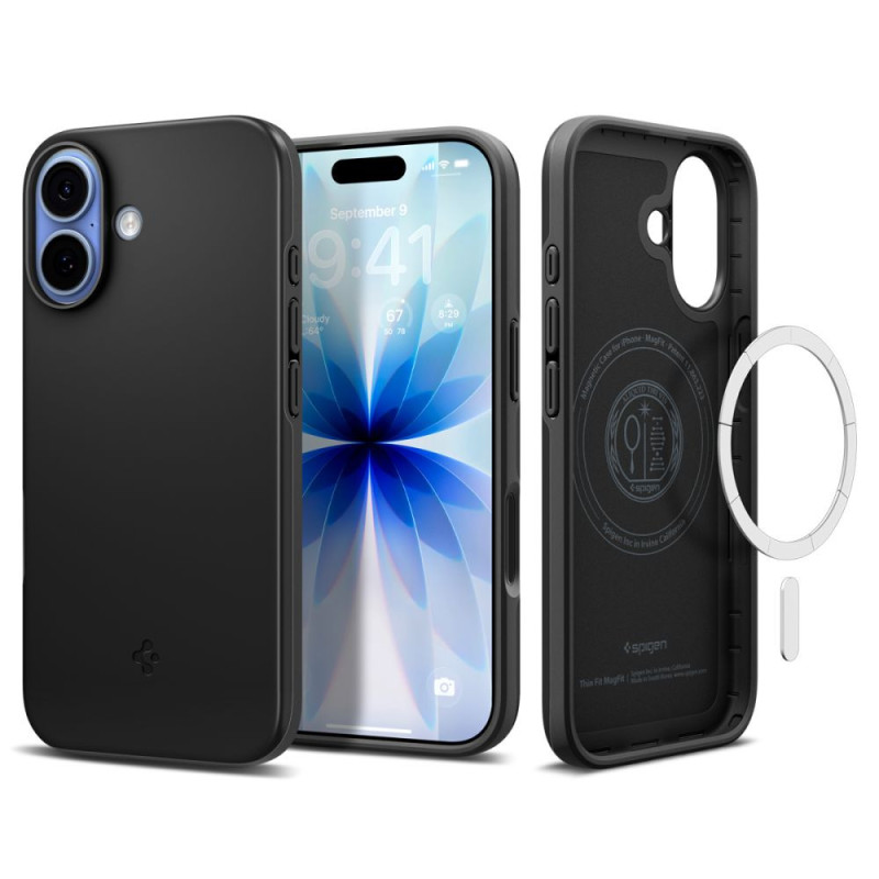 Kryt Spigen THIN FIT MAG pro iPhone 17 - black