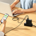 Baseus GaN5 Pro rychlá univerzální nabíječka GaN USB typu C / USB 100W PD3.0, QC4.0+, AFC černá (CCGP090201)