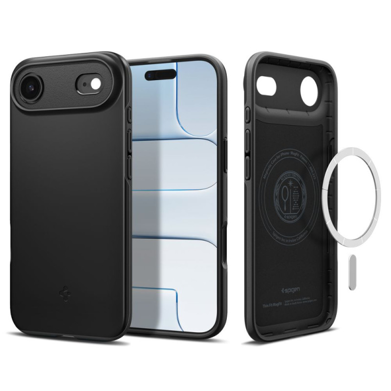 Kryt Spigen THIN FIT MAG pro iPhone 17 Air - black