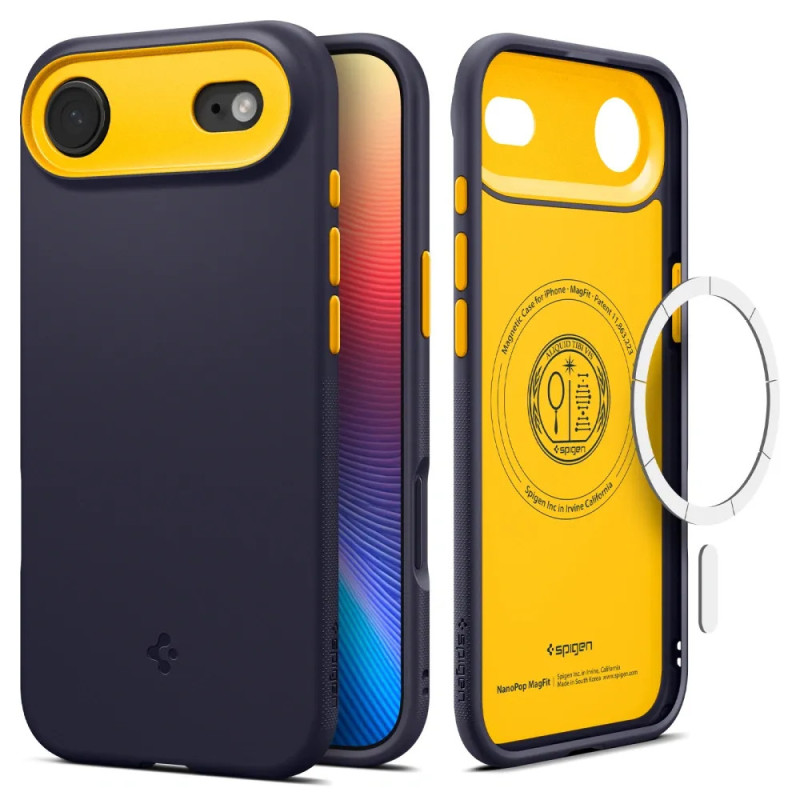 Kryt Spigen NANO POP MAG pro iPhone Air - blueberry navy