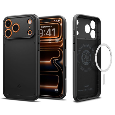 Kryt Spigen THIN FIT MAG pro iPhone 17 Pro Max - černý
