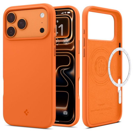 Kryt Spigen SILICONE FIT MAG MAGSAFE iPhone 17 Pro Max – cosmic oran