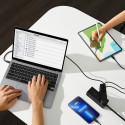 Baseus GaN5 Pro rychlonabíječka 2xUSB-C+USB 140W EU černá (CCGP100201)