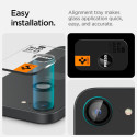 Ochranné sklo Spigen OPTIK TR EZ FIT pro iPhone 16e/17e - černé