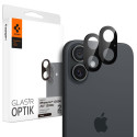 Ochranné sklo Spigen OPTIK GLAS.TR iPhone 16 2-PACK černá