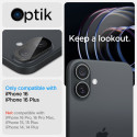 Ochranné sklo Spigen OPTIK GLAS.TR iPhone 16 2-PACK černá