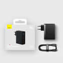 Baseus GaN5 Pro rychlonabíječka 2xUSB-C+USB 140W EU černá (CCGP100201)