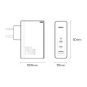 Baseus GaN5 Pro rychlonabíječka 2xUSB-C+USB 140W EU černá (CCGP100201)