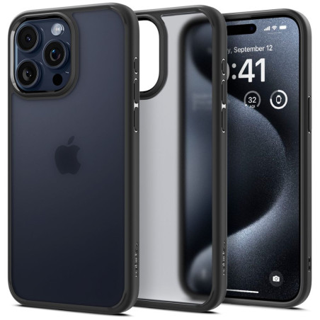 Kryt Spigen ULTRA HYBRID iPhone 15 Pro - clear black