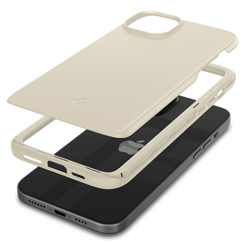 Kryt Spigen THIN FIT pro iPhone 15 Plus - béžová