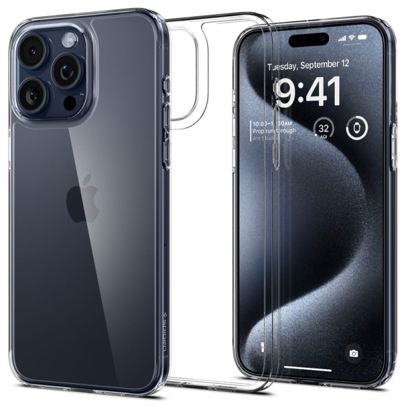 Kryt Spigen AIRSKIN HYBRID pro iPhone 15 Pro - čirý