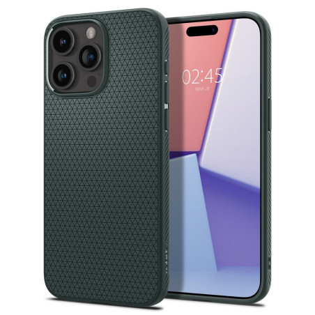 Kryt Spigen LIQUID AIR iPhone 15 Pro Max abyss green