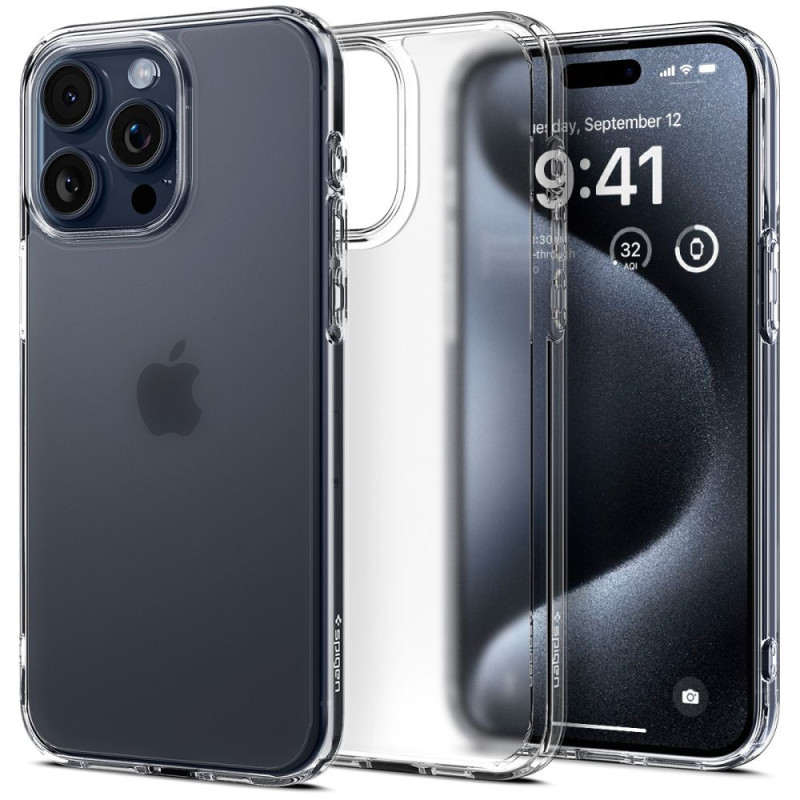 Kryt Spigen ULTRA HYBRID pro iPhone 15 PRO - frost clear