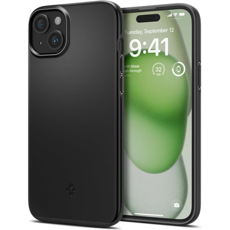 Kryt Spigen THIN FIT pro iPhone 15 Plus - černý