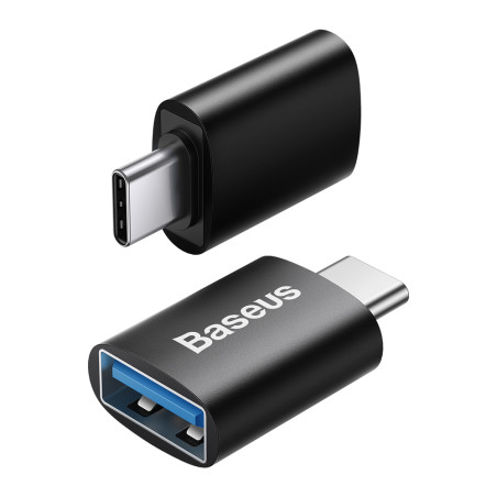 Baseus Ingenuity Series adaptér z USB-C na USB-A 10Gb/s – černý