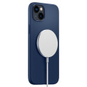 Kryt Spigen Silicone Fit Mag Case iPhone 14 Plus - modrá