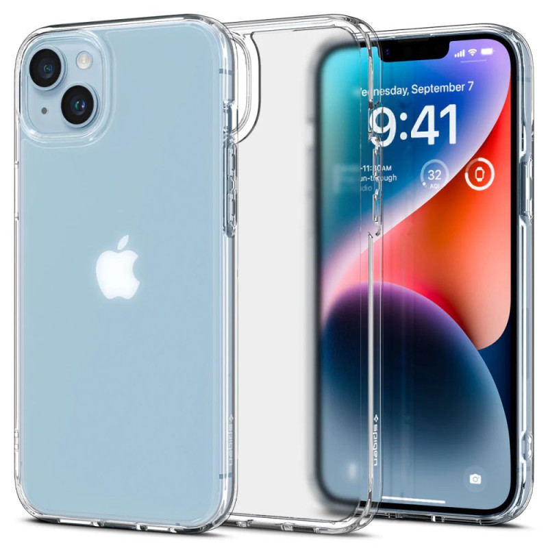 Kryt Spigen ULTRA HYBRID pro iPhone 14 Plus - matně čirá