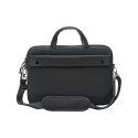 BASEUS LBJN-G0G Basics Series taška na notebook do 13" s popruhem a madly, tmavě šedá