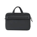 BASEUS LBJN-G0G Basics Series taška na notebook do 13" s popruhem a madly, tmavě šedá