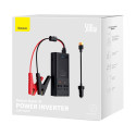 Baseus měnič napětí do auta 150W 12V / 500W 220V (EU a CN zástrčka) černý (CGNB000101)