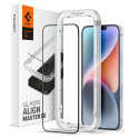 Ochranné sklo Spigen ALM GLASS FC AlignMaster iPhone 13/14 - černá